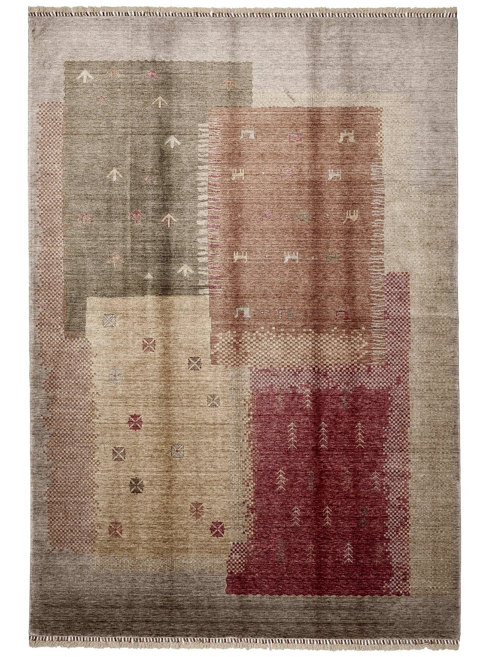 Öğretmenler Halı Zara Serisi Otantik Desenli Özel Tezgah Halısı ÖDEZ468