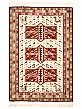 Öğretmenler Halı El Dokuma Derin Sumak Kilim ÖADS758