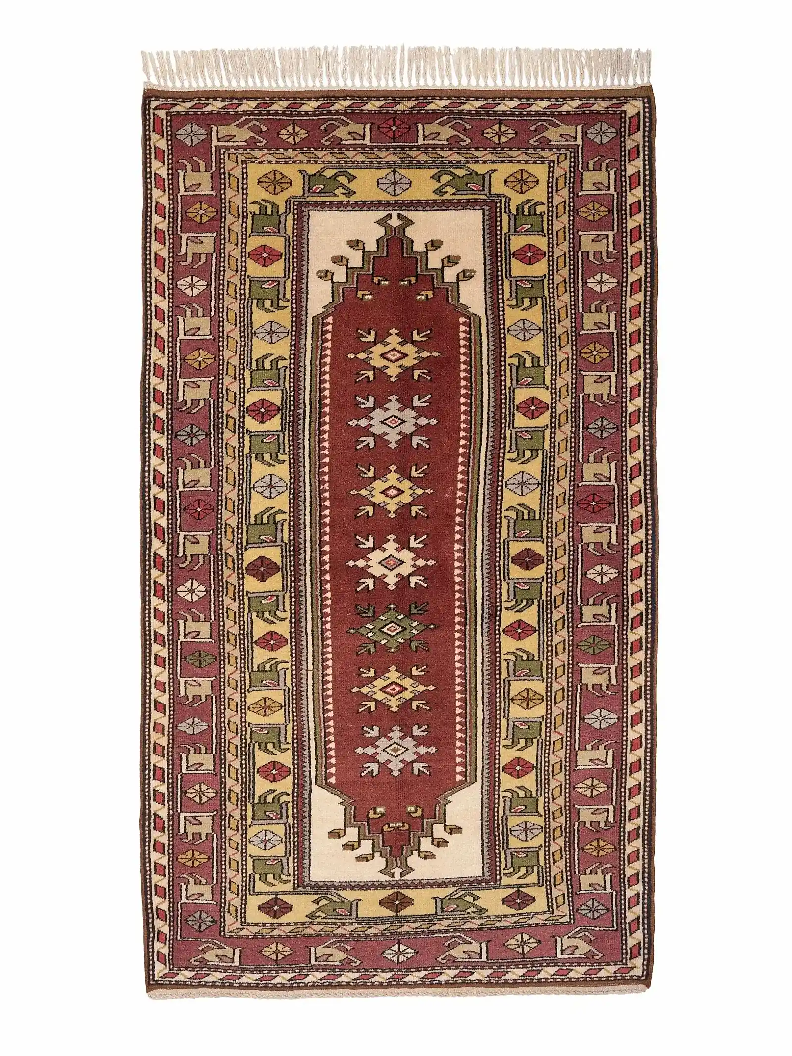 Öğretmenler Halı El Dokuma Seccade Bozalan