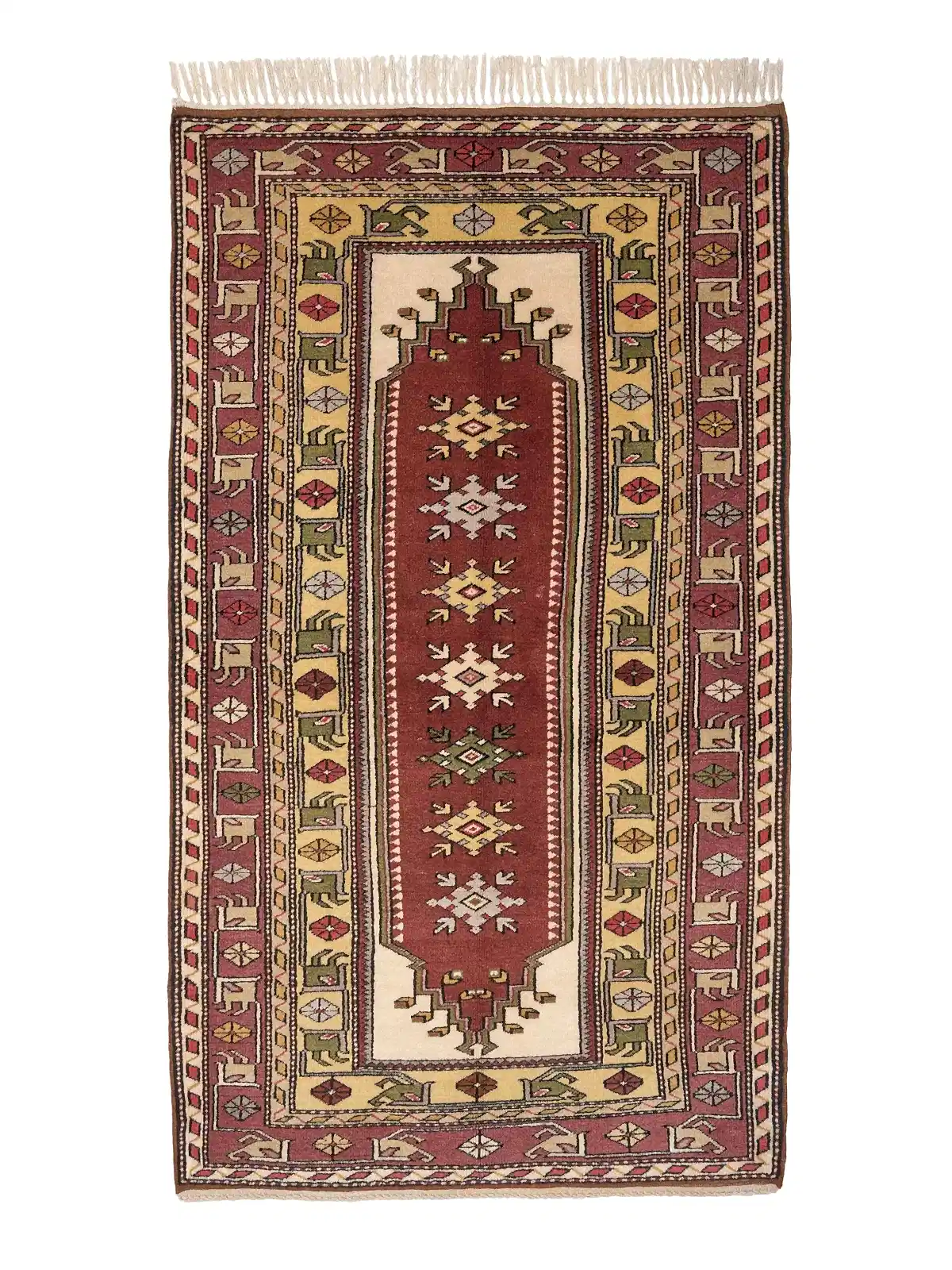 Öğretmenler Halı El Dokuma Seccade Bozalan