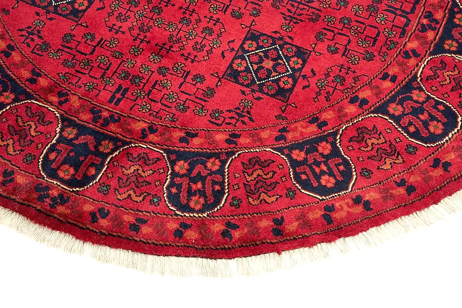 El Dokuma Halmuhammedi Kırmızı Yuvarlak Yün ÖÇYH961