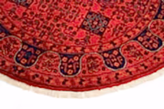 El Dokuma Halmuhammedi Kırmızı Yuvarlak Yün ÖÇYH961