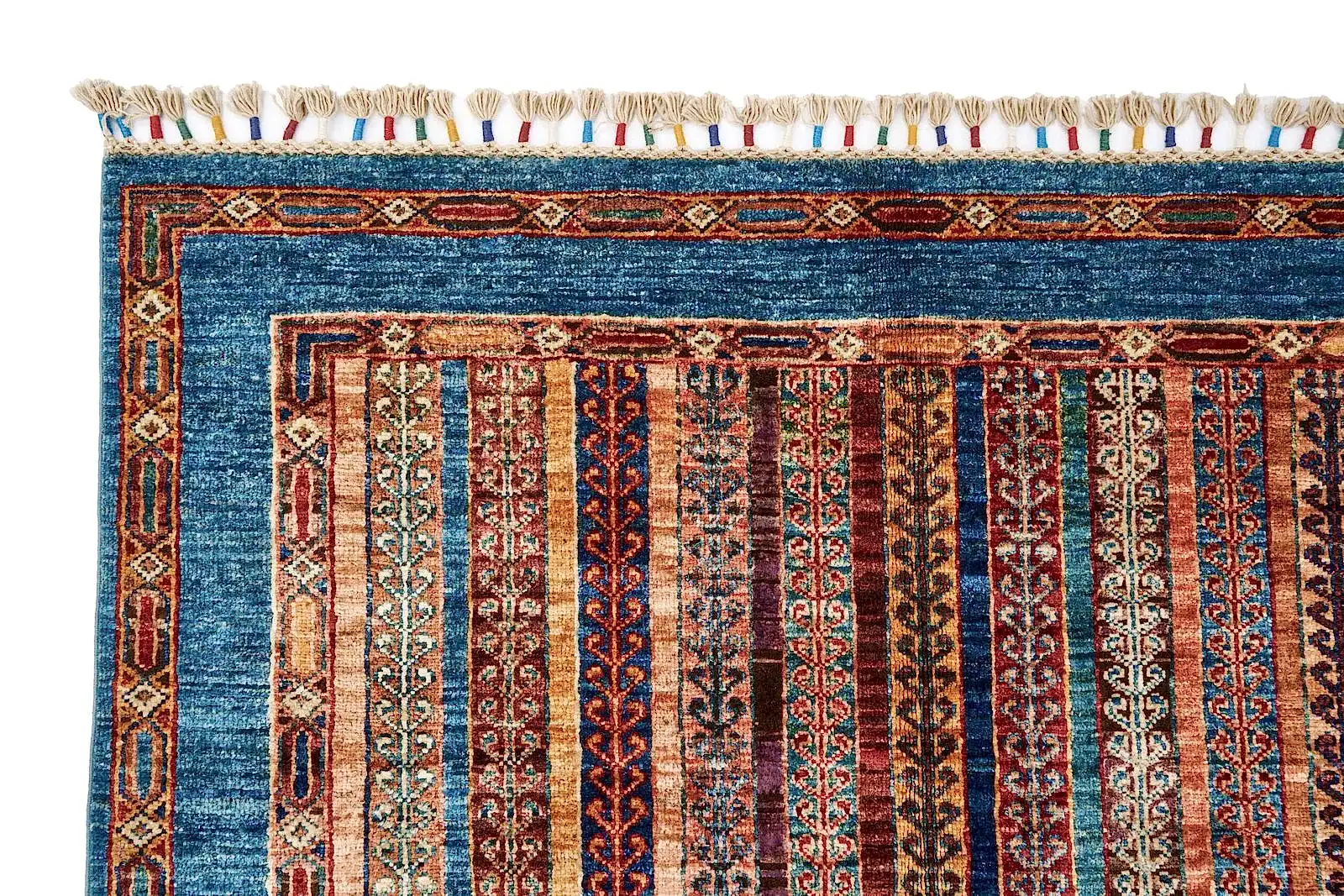 El Dokuma Şal Mavi Yün ÖÇİS1059 El Dokuma Şal Mavi Yün ÖÇİS1059