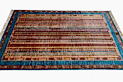 El Dokuma Şal Mavi Yün ÖÇİS1059