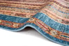 El Dokuma Şal Mavi Yün ÖÇİS1059