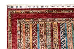 El Dokuma Şal Kırmızı Yün ÖÇİS1062