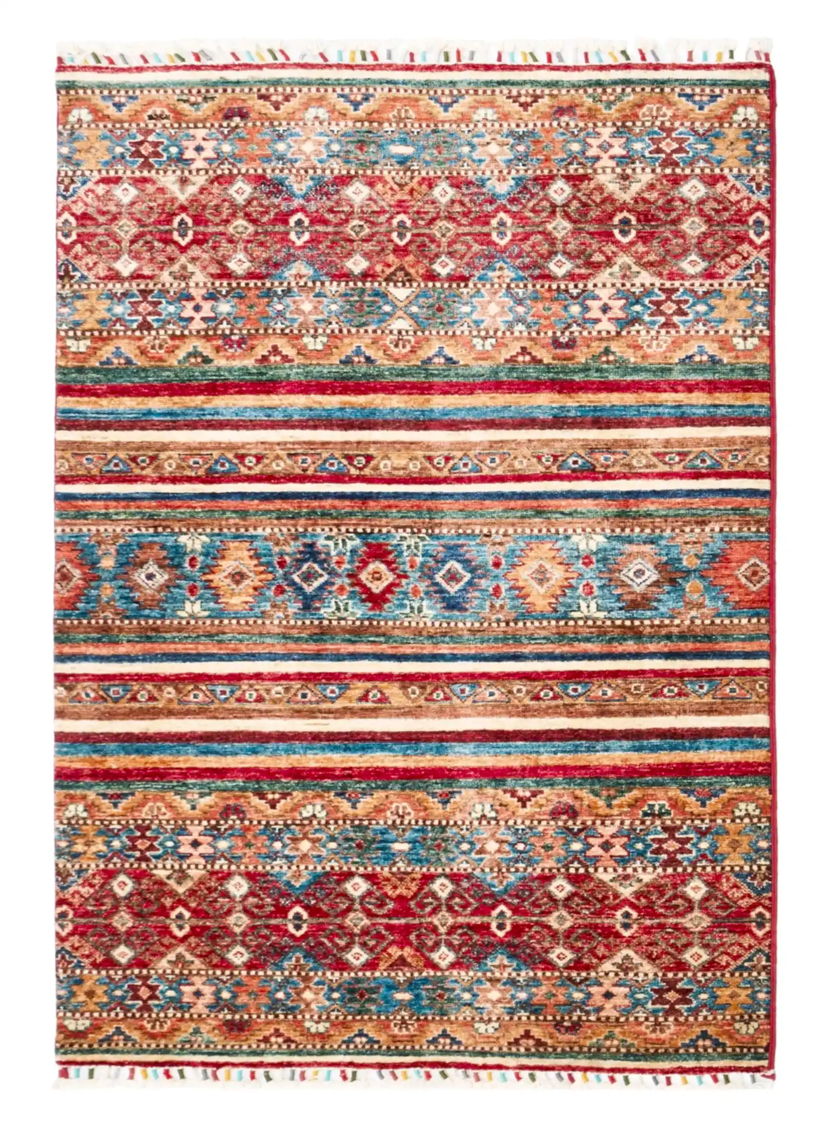 El Dokuma Bahtiyari Çok Renkli Yün ÖÇİB1068