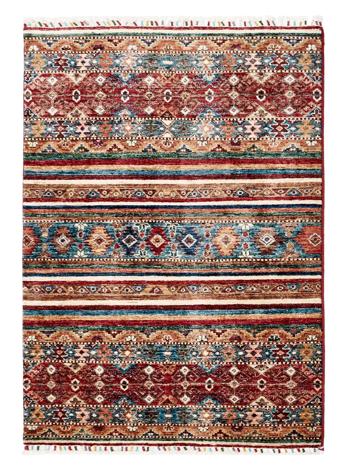 El Dokuma Bahtiyari Çok Renkli Yün ÖÇİB1068