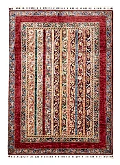 El Dokuma Şal Kırmızı Yün ÖÇİS1065