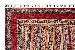 El Dokuma Şal Kırmızı Yün ÖÇİS1065