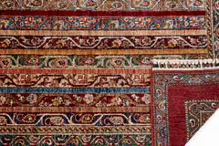 El Dokuma Şal Kırmızı Yün ÖÇİS1065