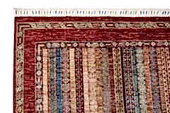 El Dokuma Şal Kırmızı Yün ÖÇİS1069