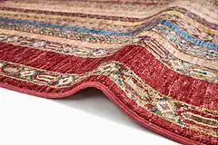 El Dokuma Şal Kırmızı Yün ÖÇİS1069