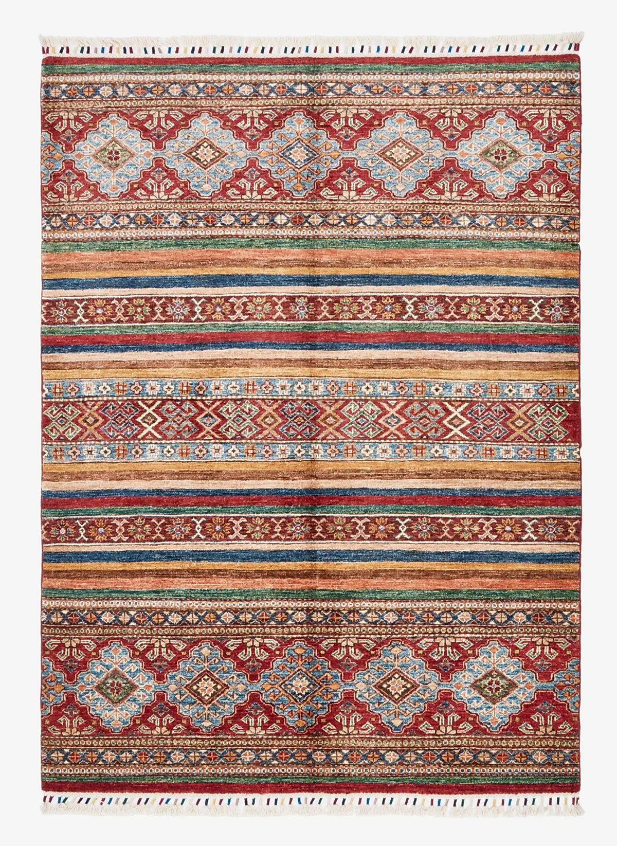 El Dokuma Bahtiyari Çok Renkli Yün ÖÇİB1071