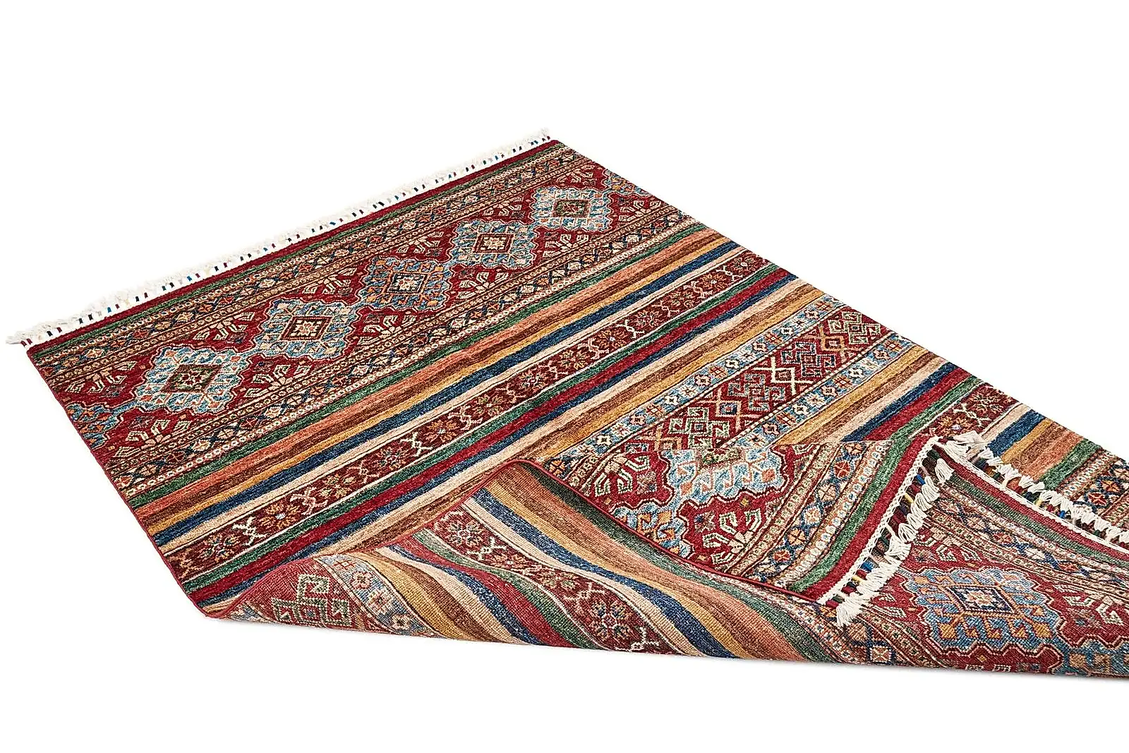 El Dokuma Bahtiyari Çok Renkli Yün ÖÇİB1071