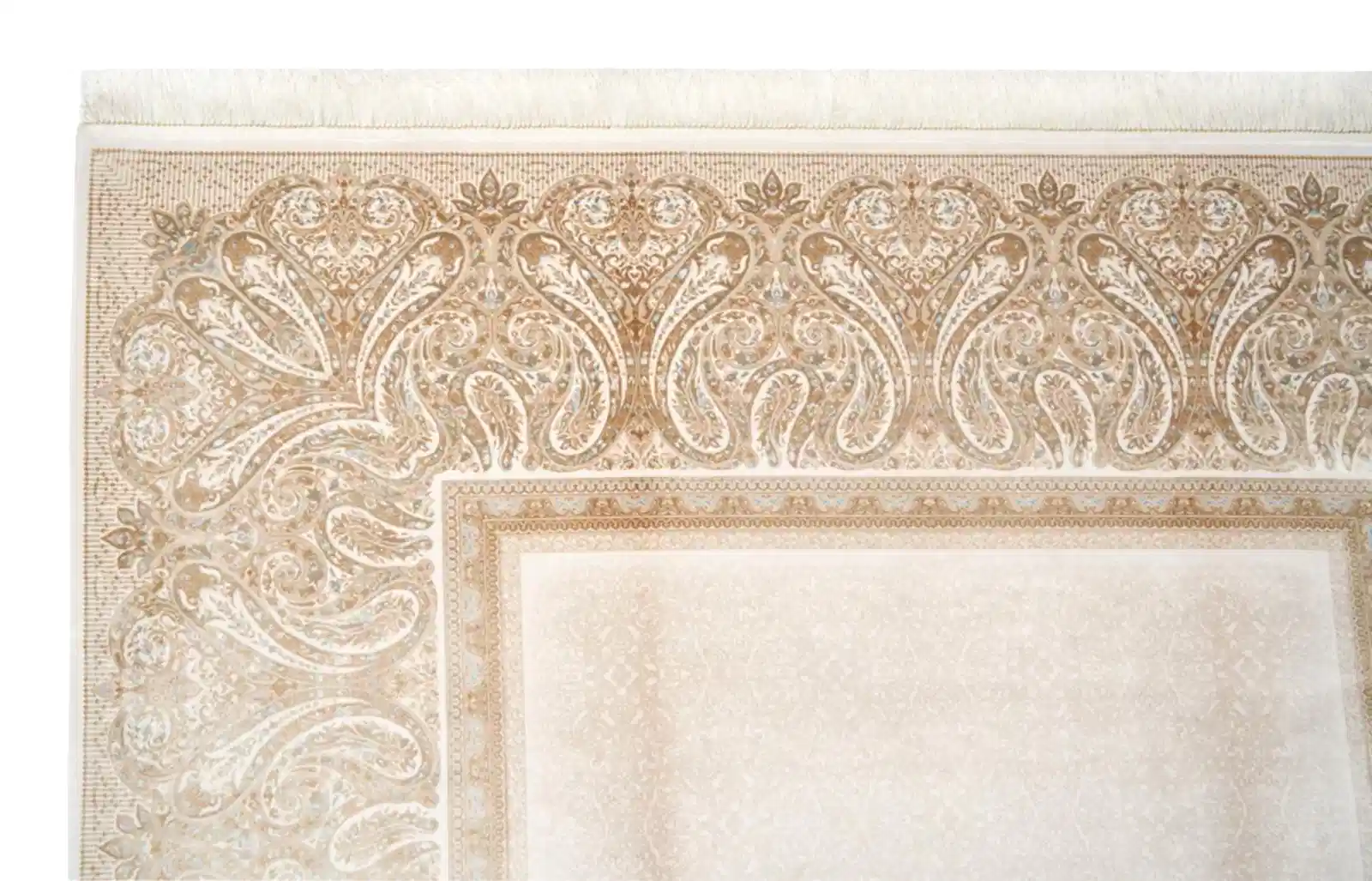 Makine İpek Jumeriah Krem Halı 6189