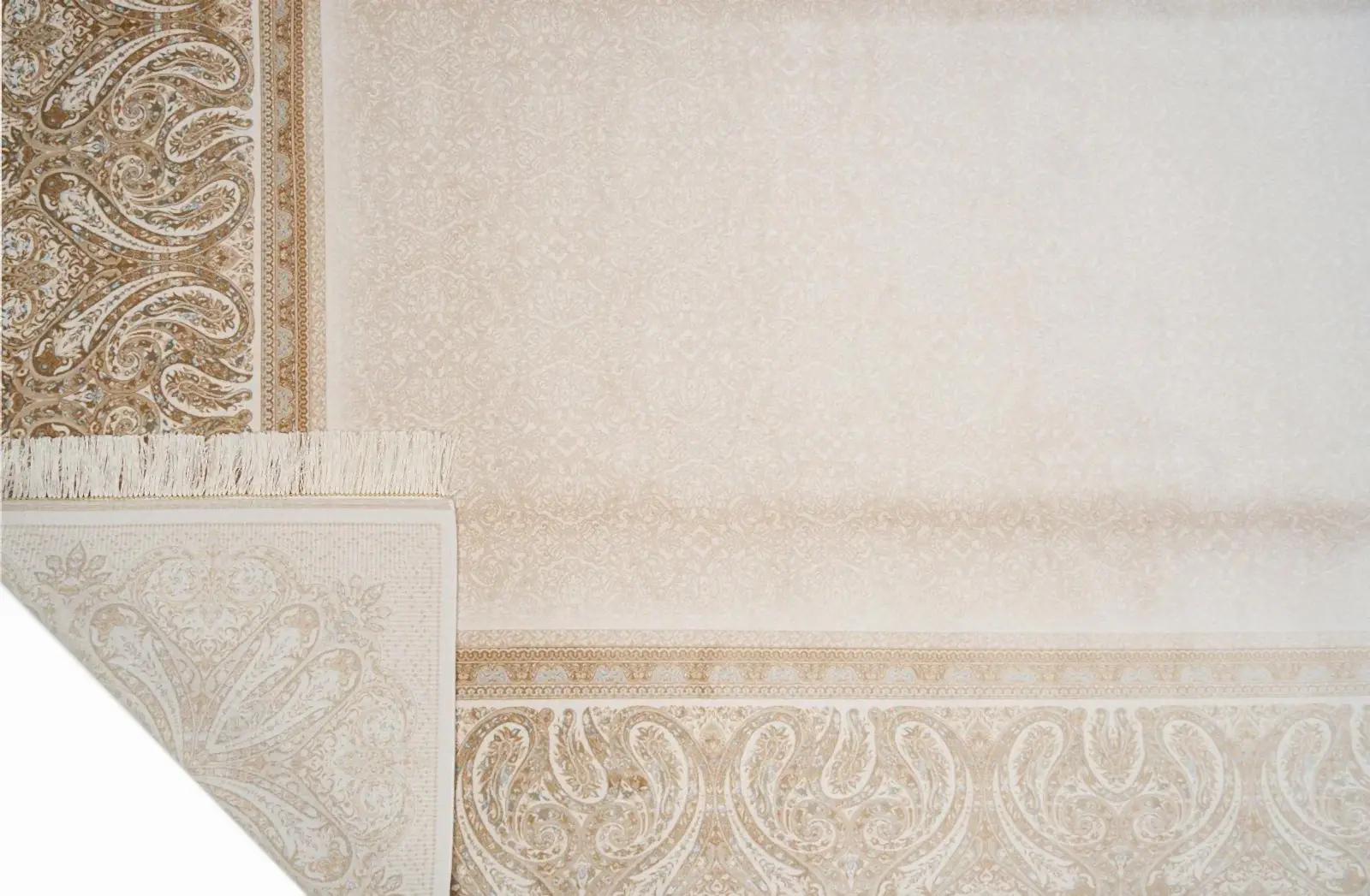 Makine İpek Jumeriah Krem Halı 6189