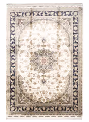 Makine İpek İsfahan Krem Halı ISF04