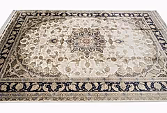 Makine İpek İsfahan Krem Halı ISF04