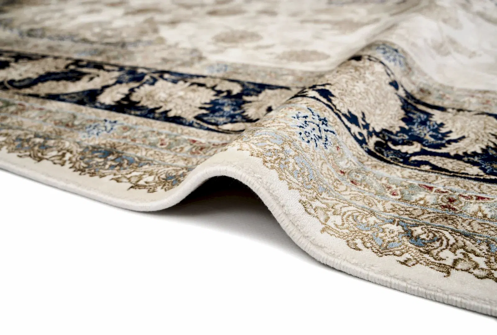 Makine İpek İsfahan Krem Halı ISF04