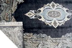 Makine İpek Jumeriah Mavi Halı 6180