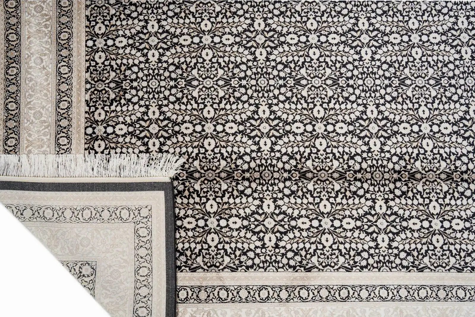 Makine İpek Jumeriah Krem Halı 6186