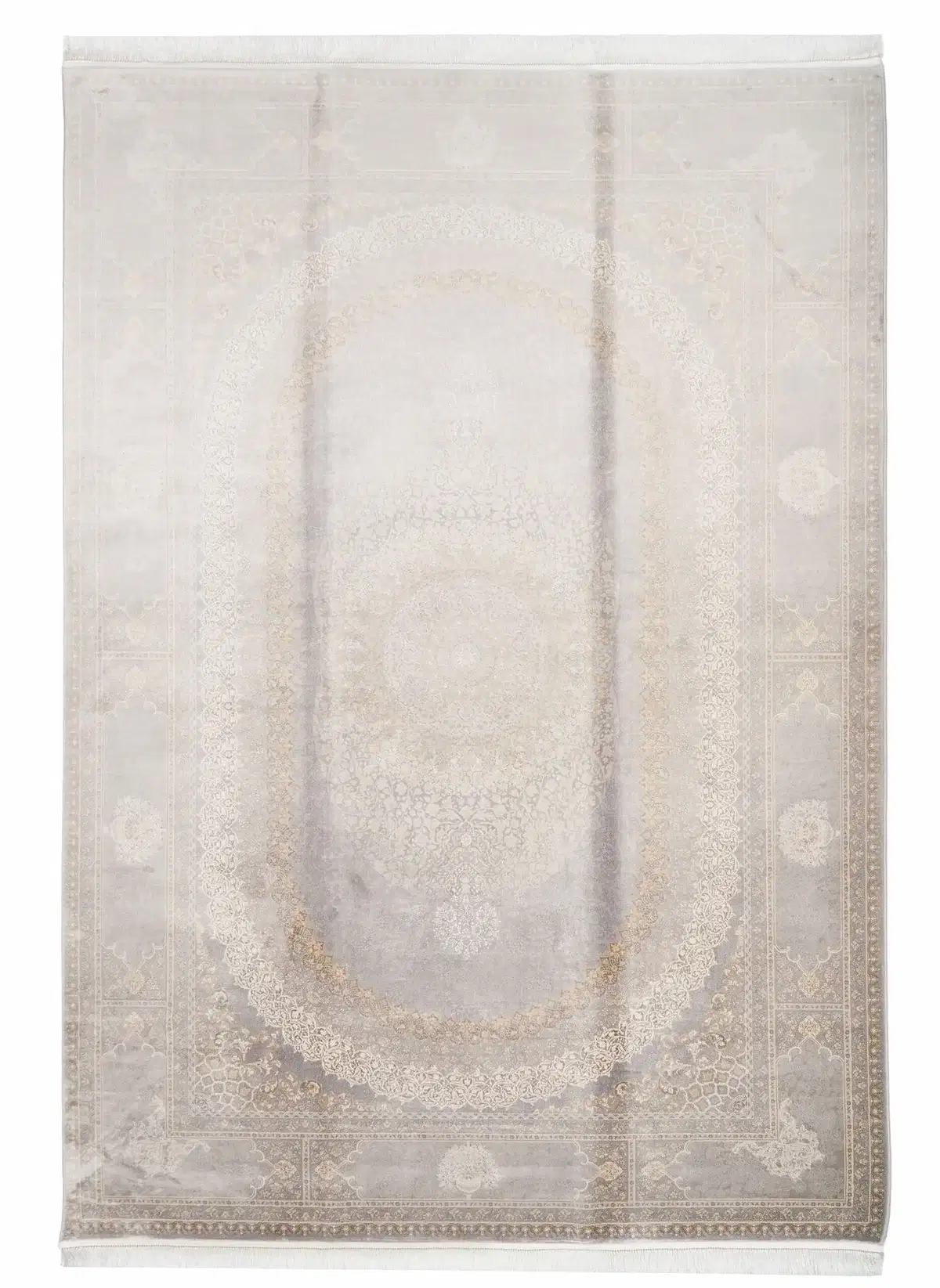 Öğretmenler Halı Makine İpek Jumeirah Gri 6191